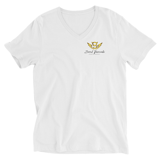 SV Subtle Unisex Short Sleeve V-Neck T-Shirt