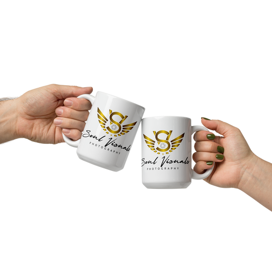 Sip The Vision White glossy mug
